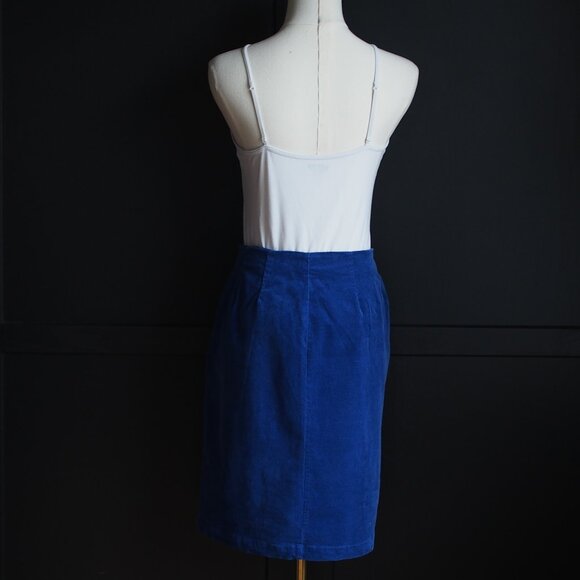 Old Navy | Royal Blue Corduroy Skirt - Picture 5 of 5